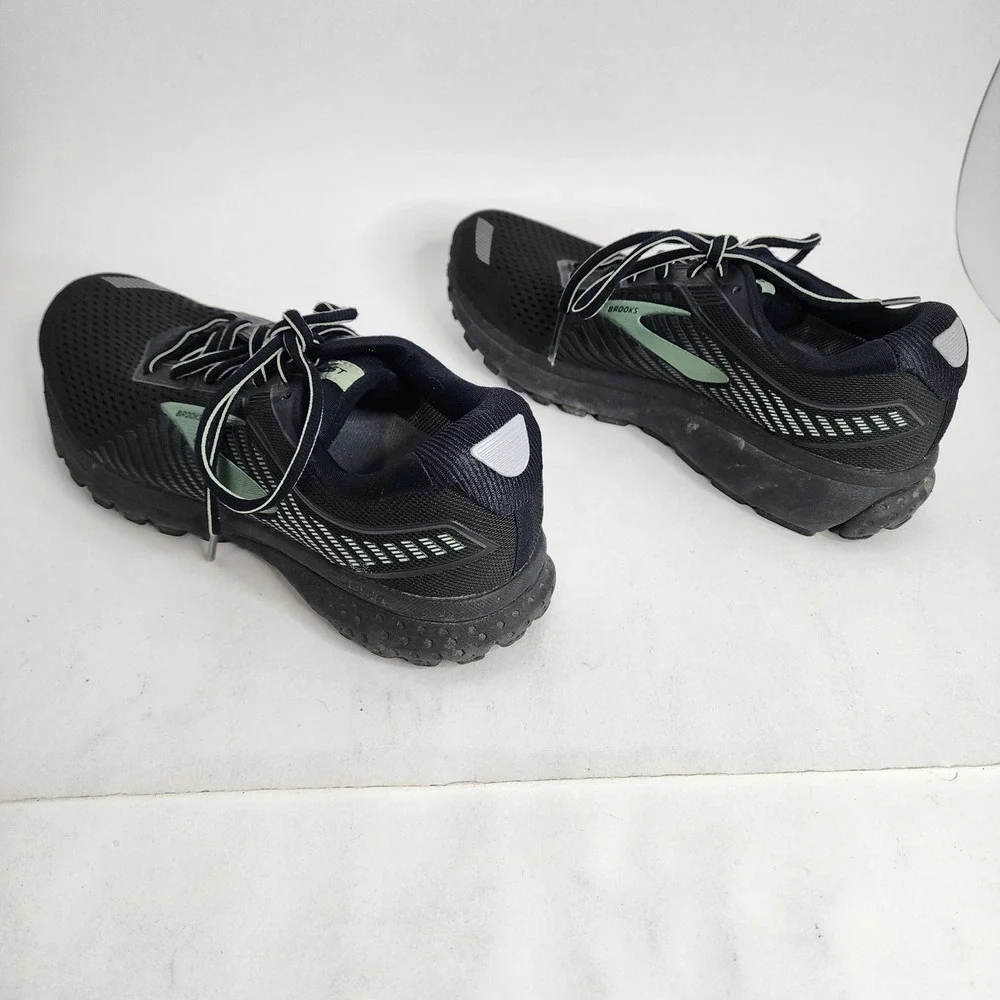 Brooks Ghost 12 Trail Shoes Women's 9‎ Gore-Tex Running Black Green